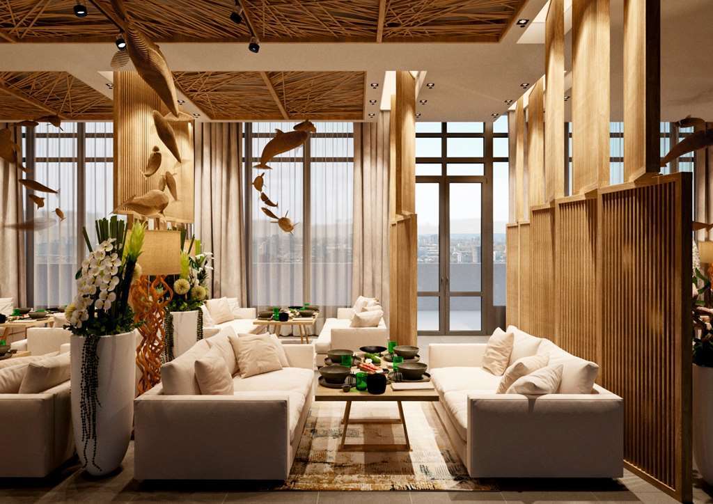 Hotel Doubletree By Hilton Almaty Restaurace fotografie